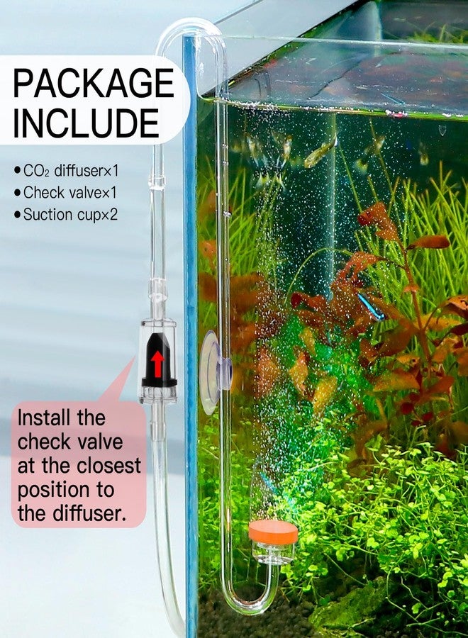 Clscea Acrylic CO2 Diffuser for Aquarium Planted Tank, Hooked version-20cm - Image 4